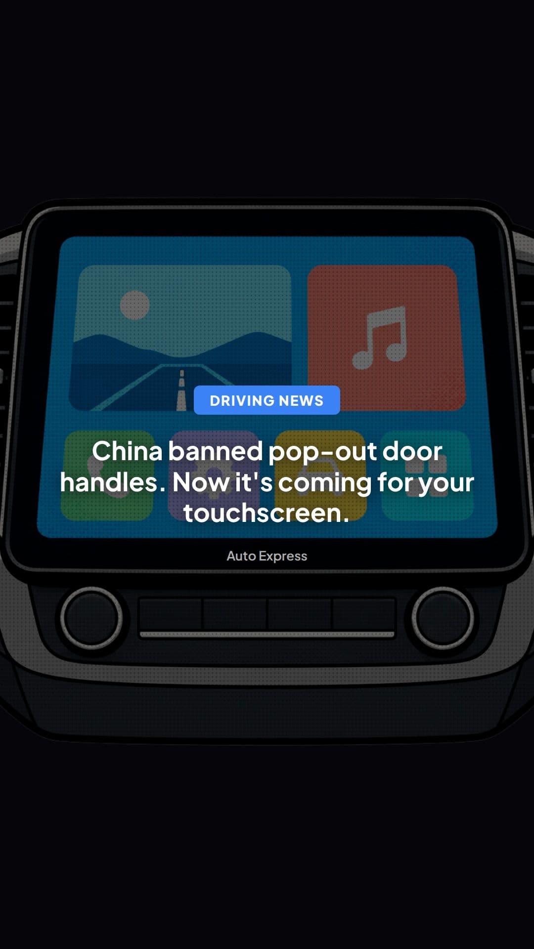 China Targets Car Touchscreens in Safety Crackdown