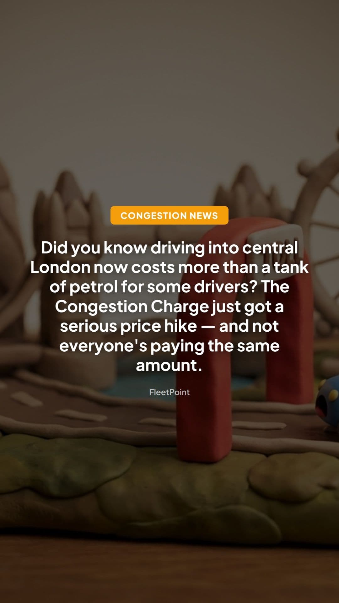 London Congestion Charge 2026: £18 Fee & EV Discounts