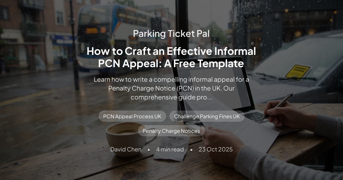 How to Craft an Effective Informal PCN Appeal: A Free Template ...